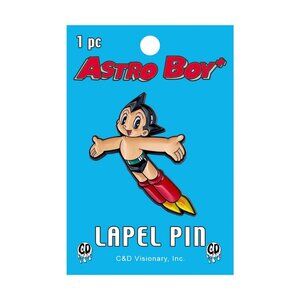 Astro Boy Enamel Pin - Flying - 60s Funny Classic Anime Cartoon Apparel Gift NWT